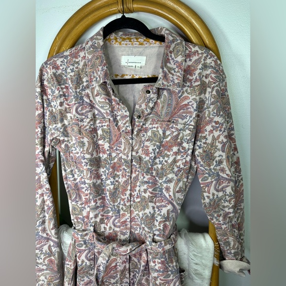 Anthropologie Paisley Jumpsuit sz S - Picture 6 of 10